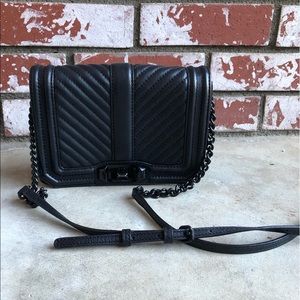 Rebecca minkoff black crossbody purse
